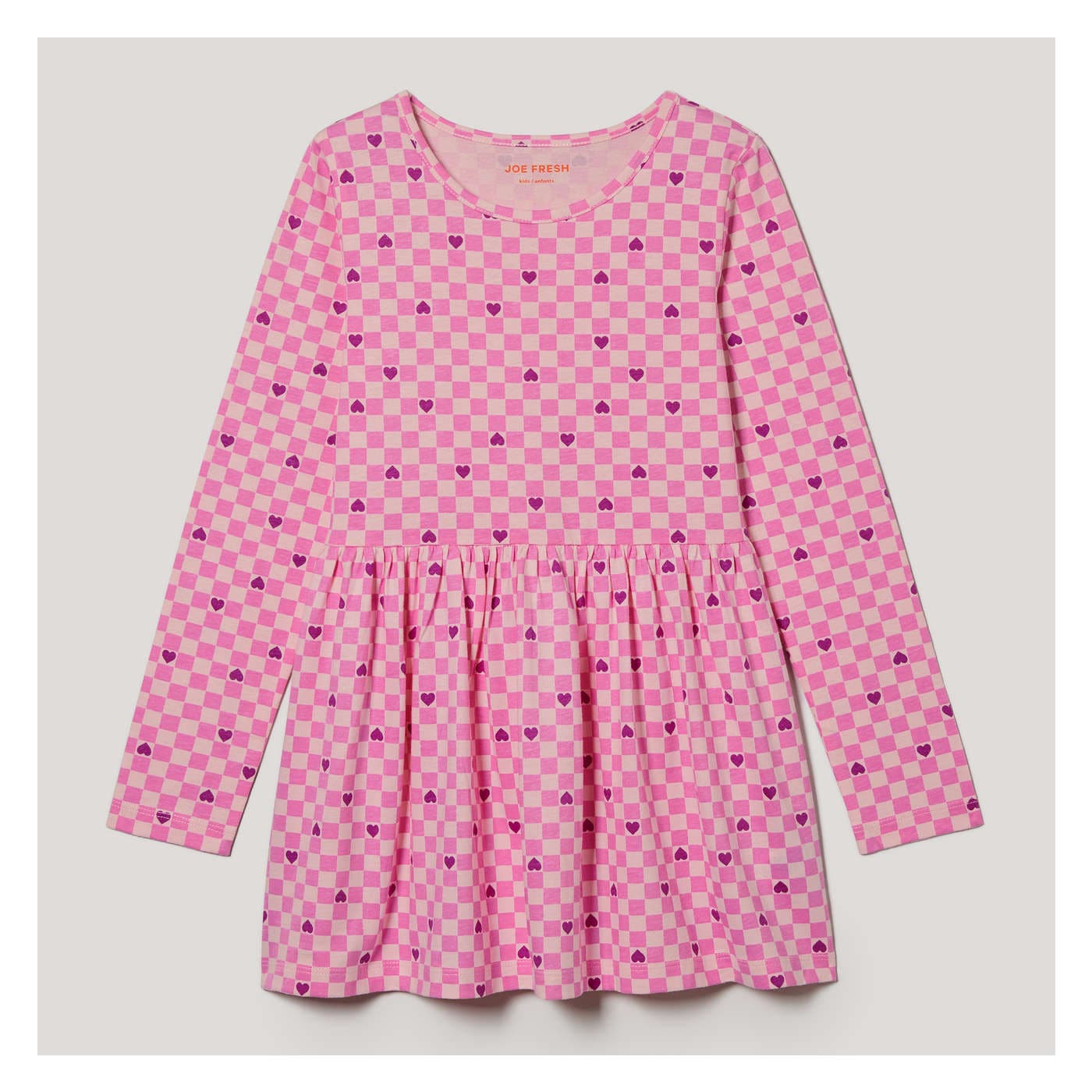 Kid Girls' Dress in Light Fuchsia from Joe Fresh